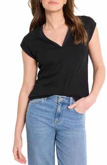 NZT by NIC+ZOE Cap Sleeve V-Neck Top