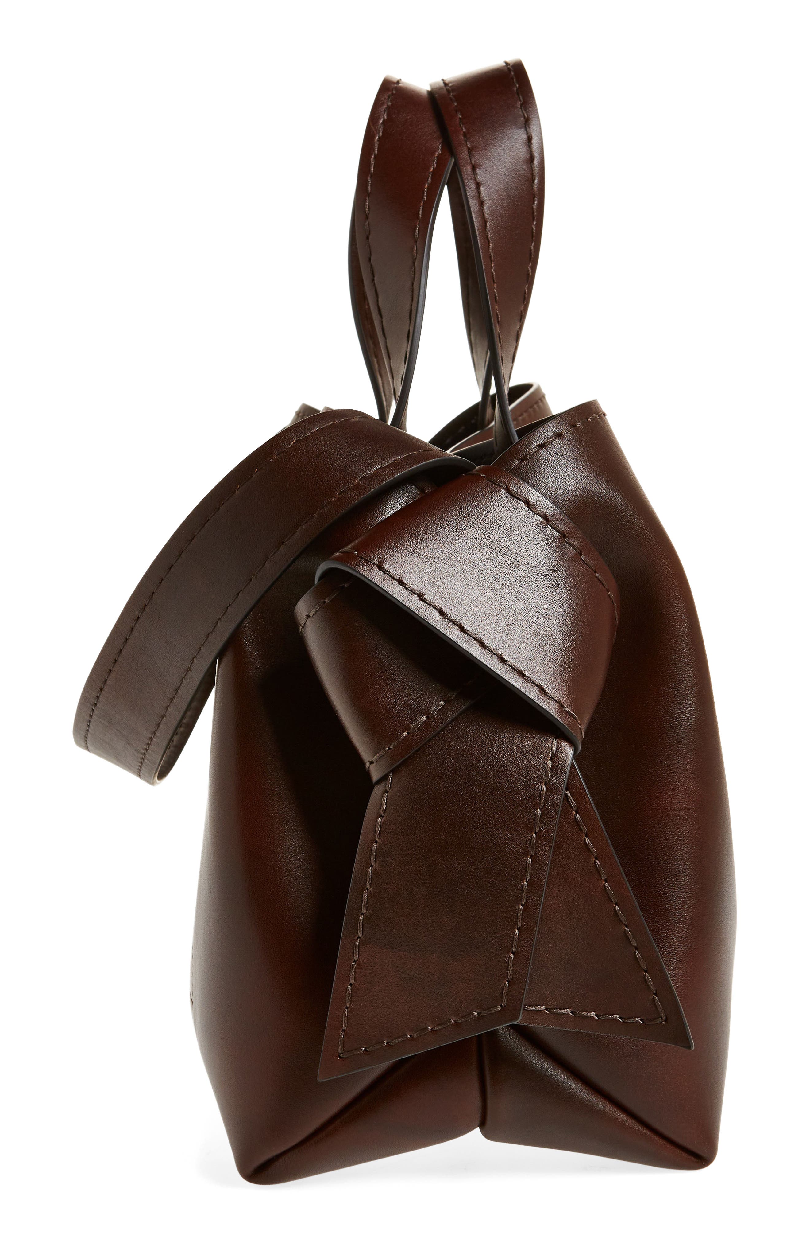 Acne Studios Musubi Leather Tote, Alternate, color, 