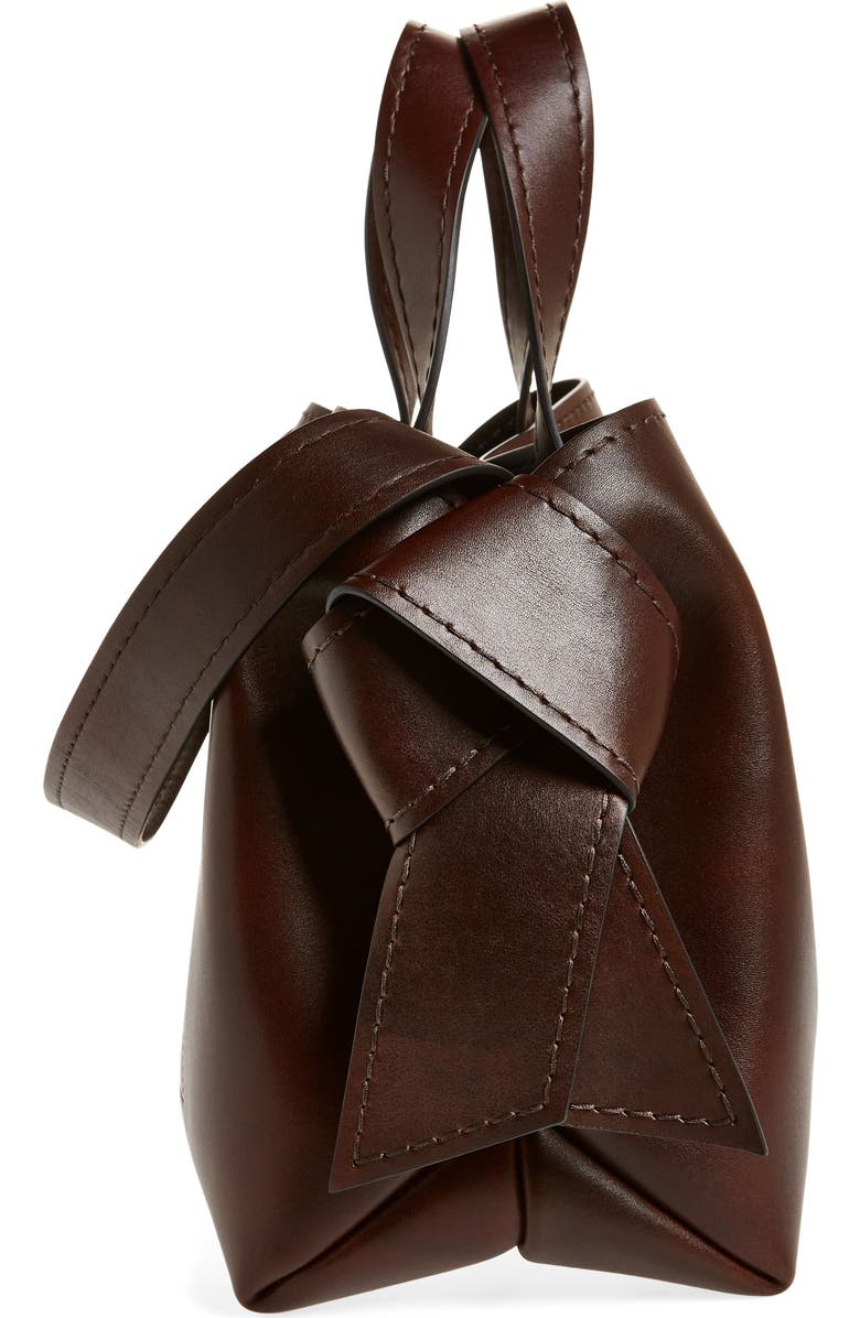 Acne Studios Musubi Leather Tote, Alternate, color,