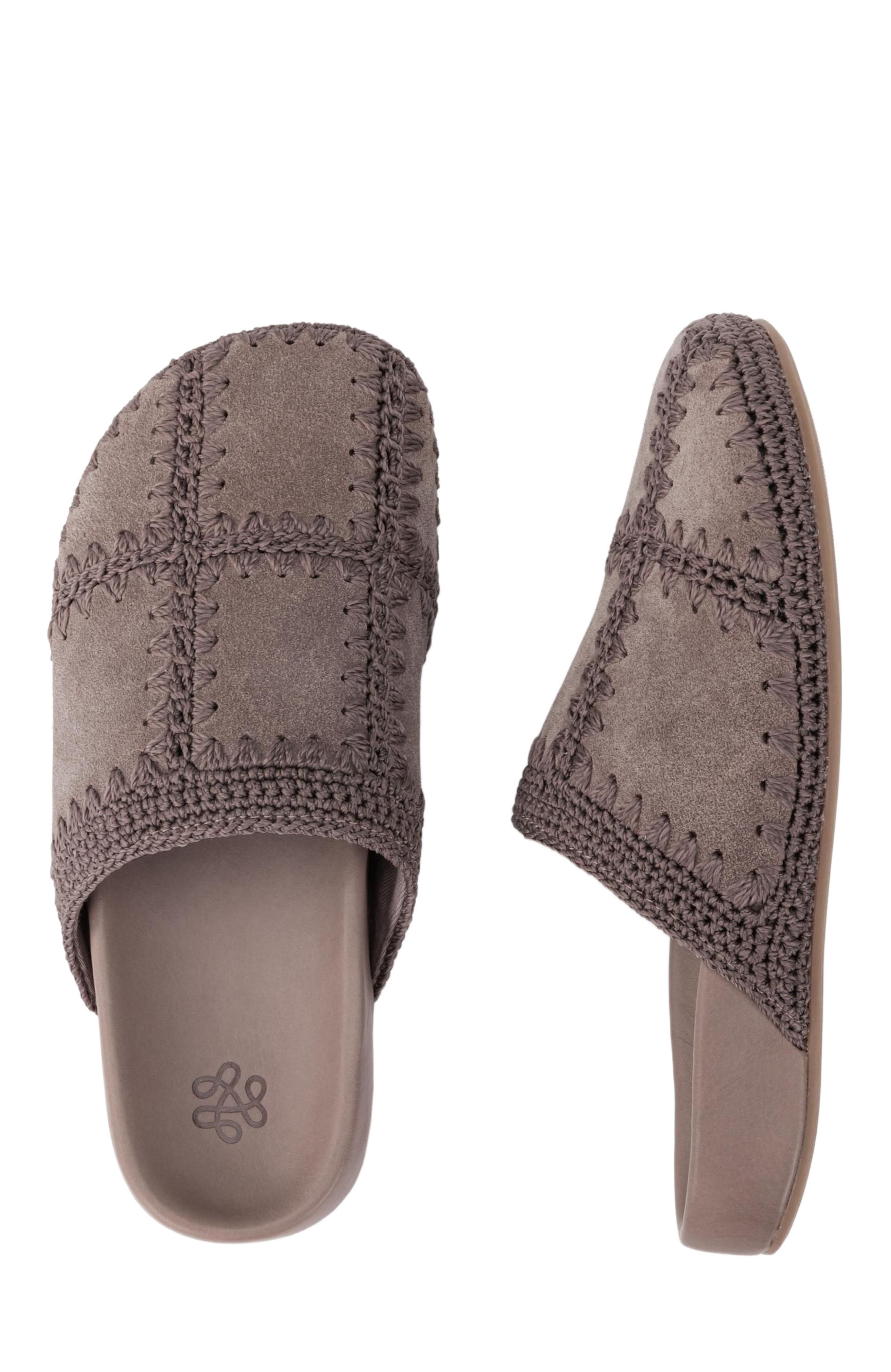 The Sak Bolinas Suede Clog Shoe, Alternate, color, Mushroom Suede Patch