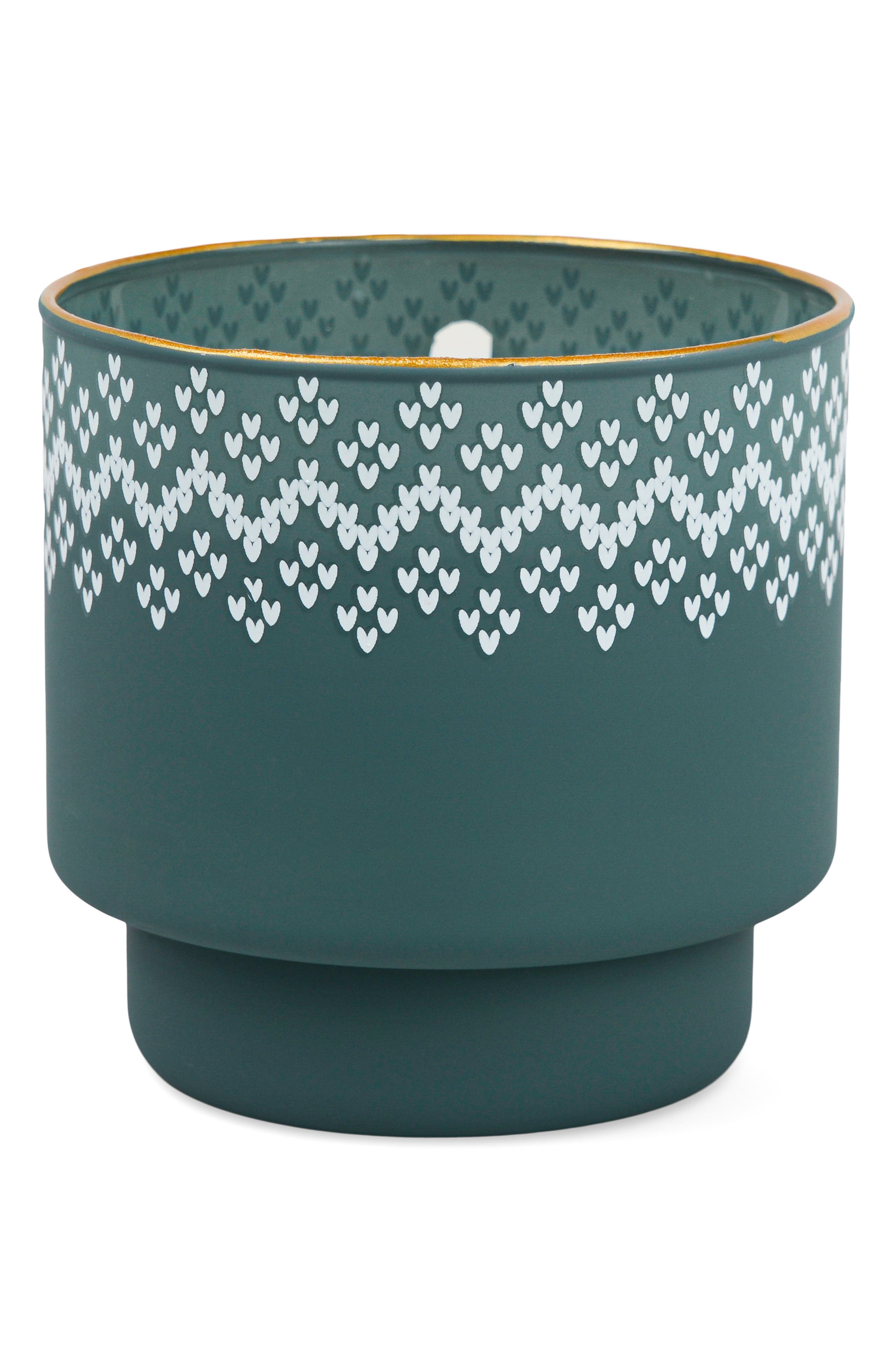 Vanilla Chai Frosted Glass Candle