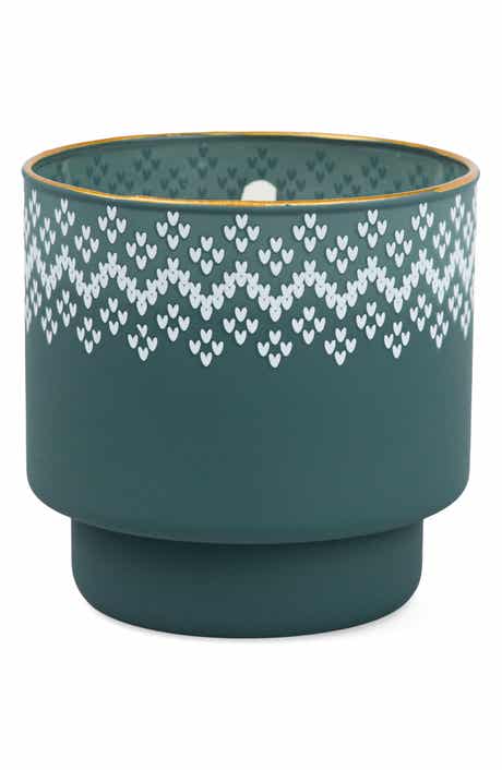 Vanilla Chai Frosted Glass Candle