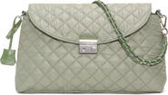 MZ Wallace Crosby Lock Quilted Nylon Shoulder Bag