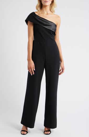 Eliza J One-Shoulder Jumpsuit