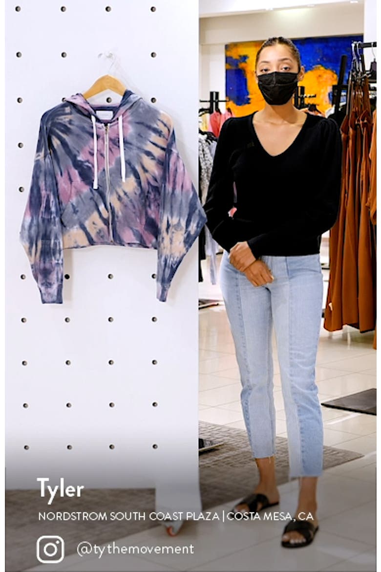 Boxy Zip Hooded Sweatshirt video