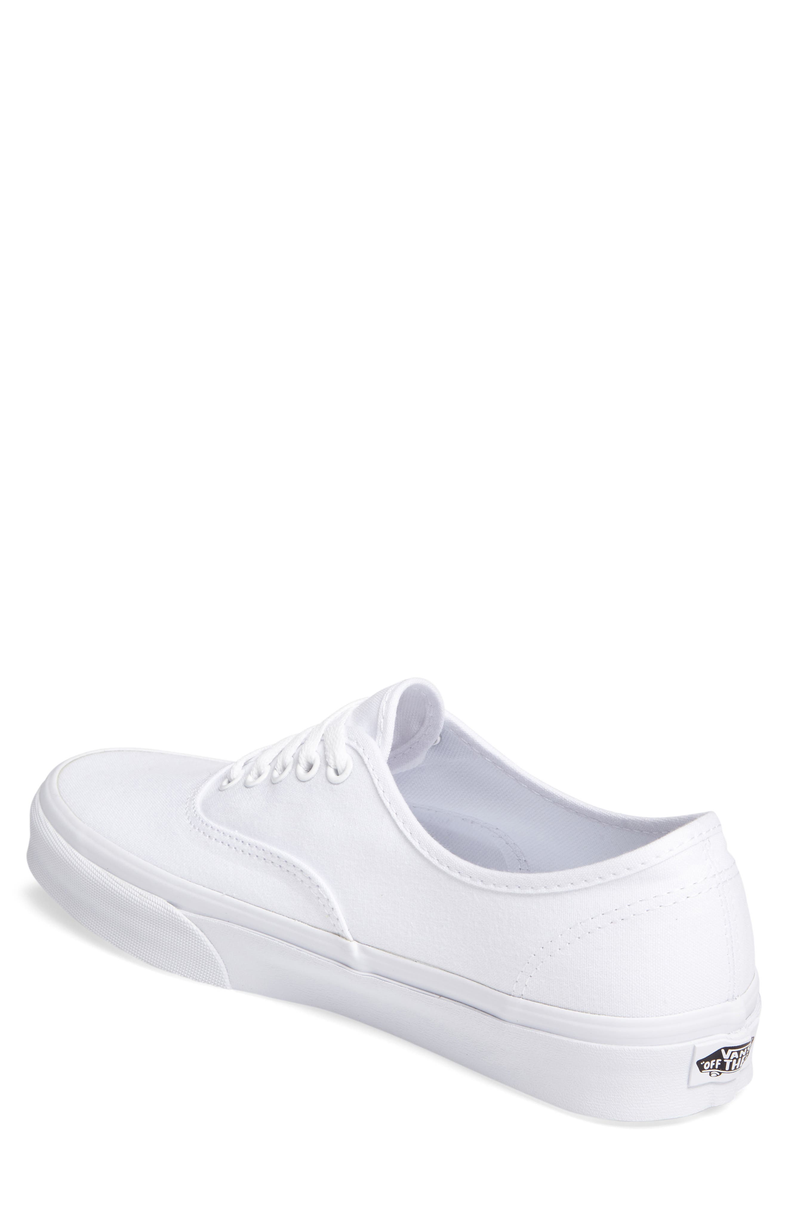 Authentic Sneaker, Alternate, color, TRUE WHTE