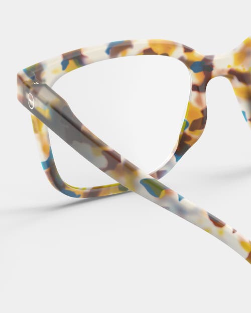 Izipizi #l 54mm Rectangular Reading Glasses In Brown
