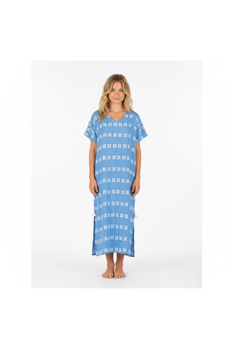 Capucine Maxi Womens Caftan, Alternate, color, Sky Blue