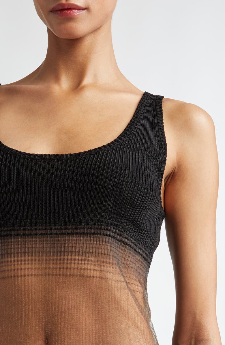 GRACE LING Evanescent Semisheer Rib Sweater Tank, Alternate, color, 