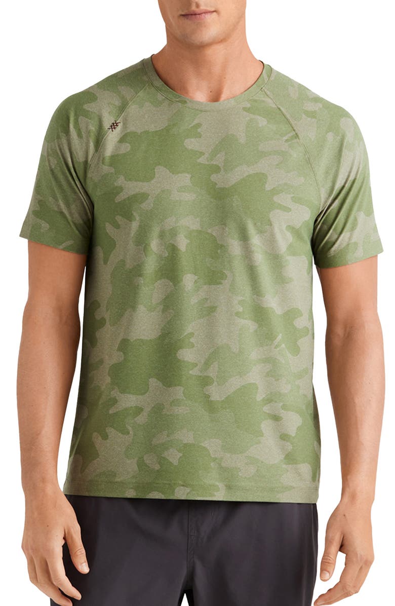 Rhone Reign Camo Performance T-Shirt, Main, color, 