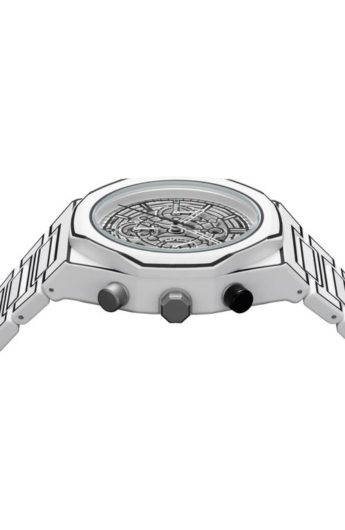 D1 Milano Polychrono 40.5mm In Metallic