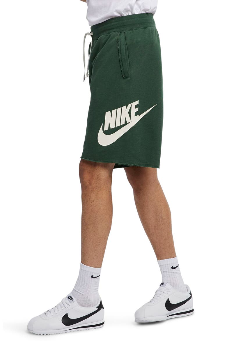 Sportswear Alumni Shorts, Alternate, color, FIR/ FIR/ SAIL/ SAIL