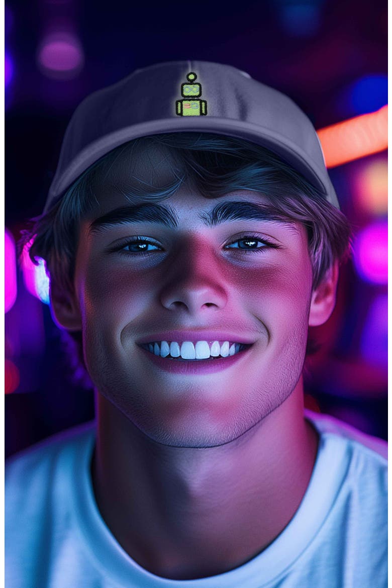 Robot Hat, Alternate, color, White