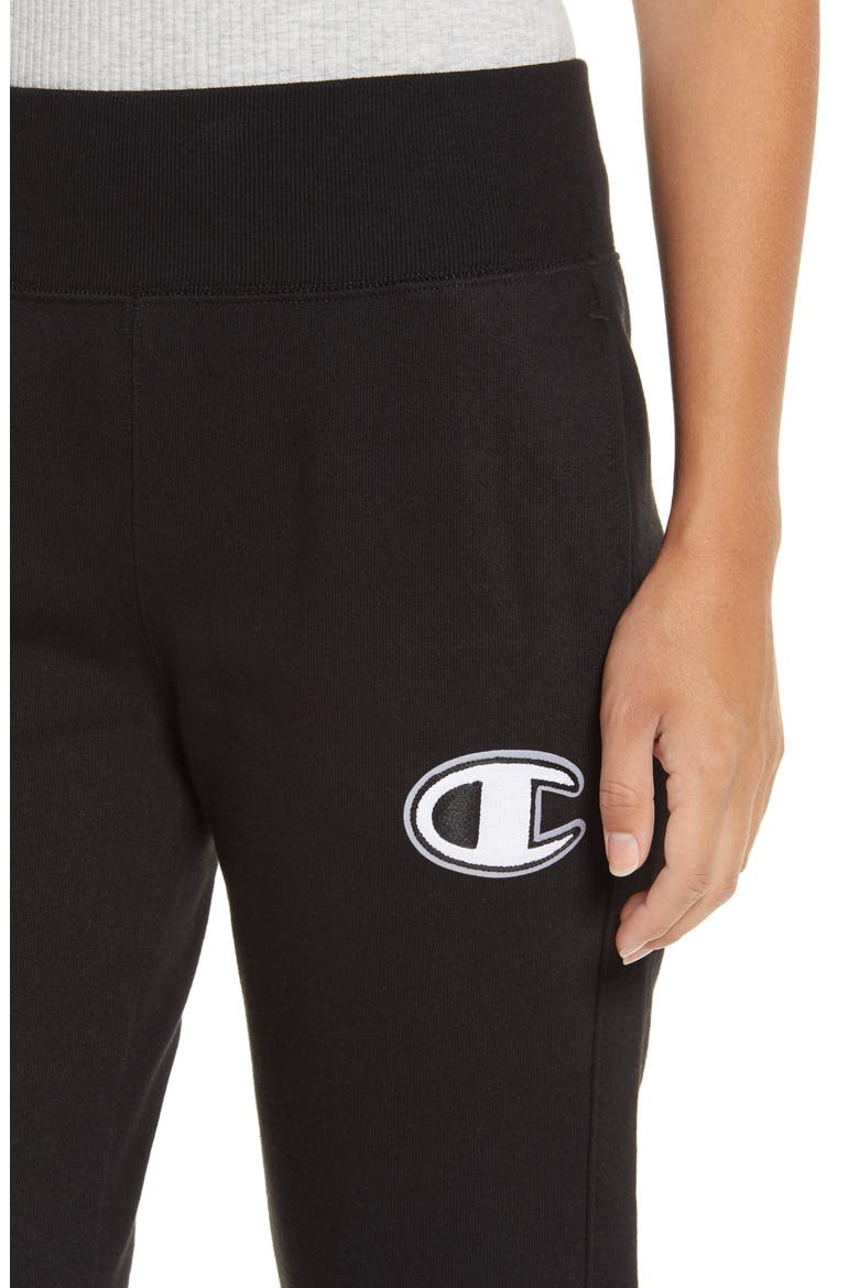 Fleece Joggers, Alternate, color, BLACK