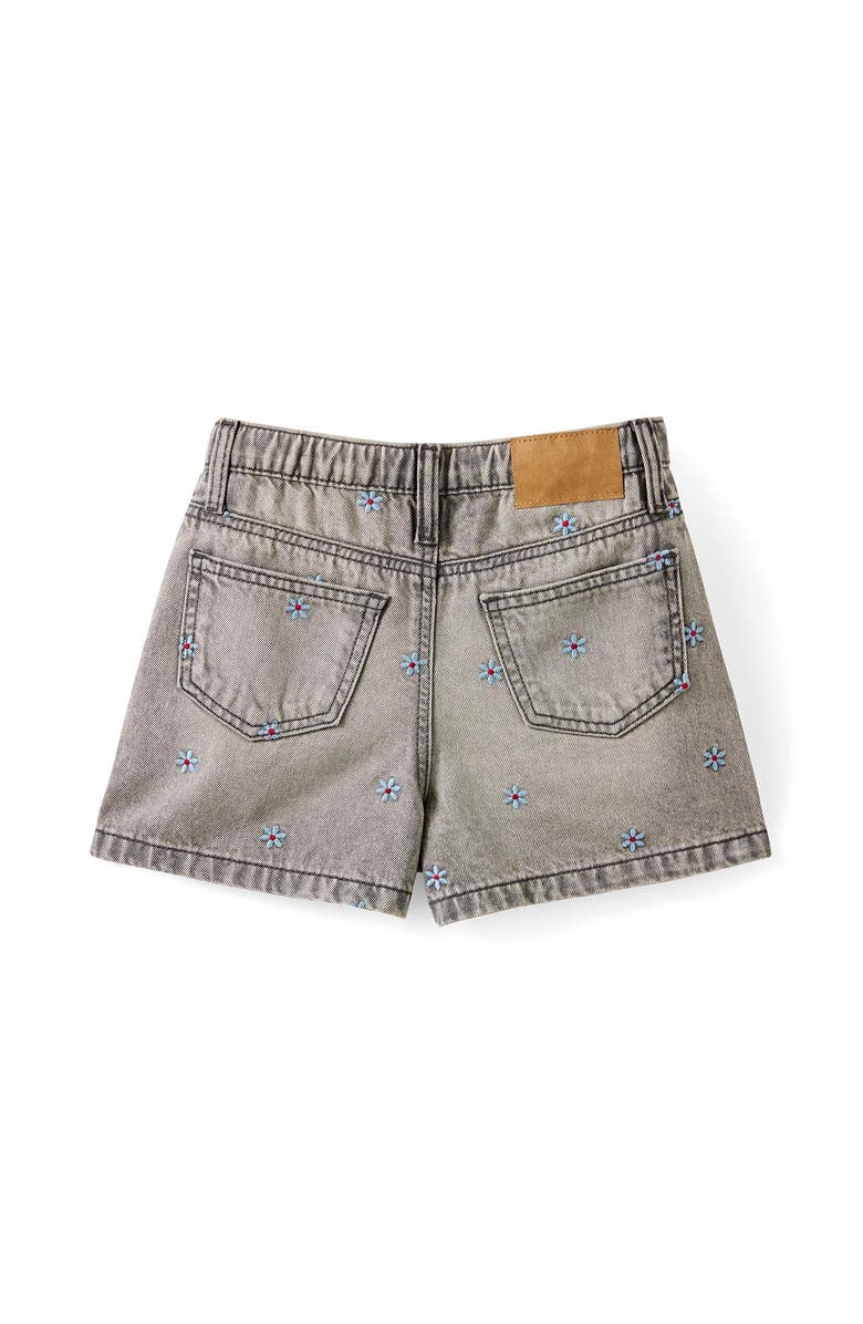 Cotton On Kids Kid's Snap Front Denim Short, Alternate, color, Manly Mid Grey Daisies