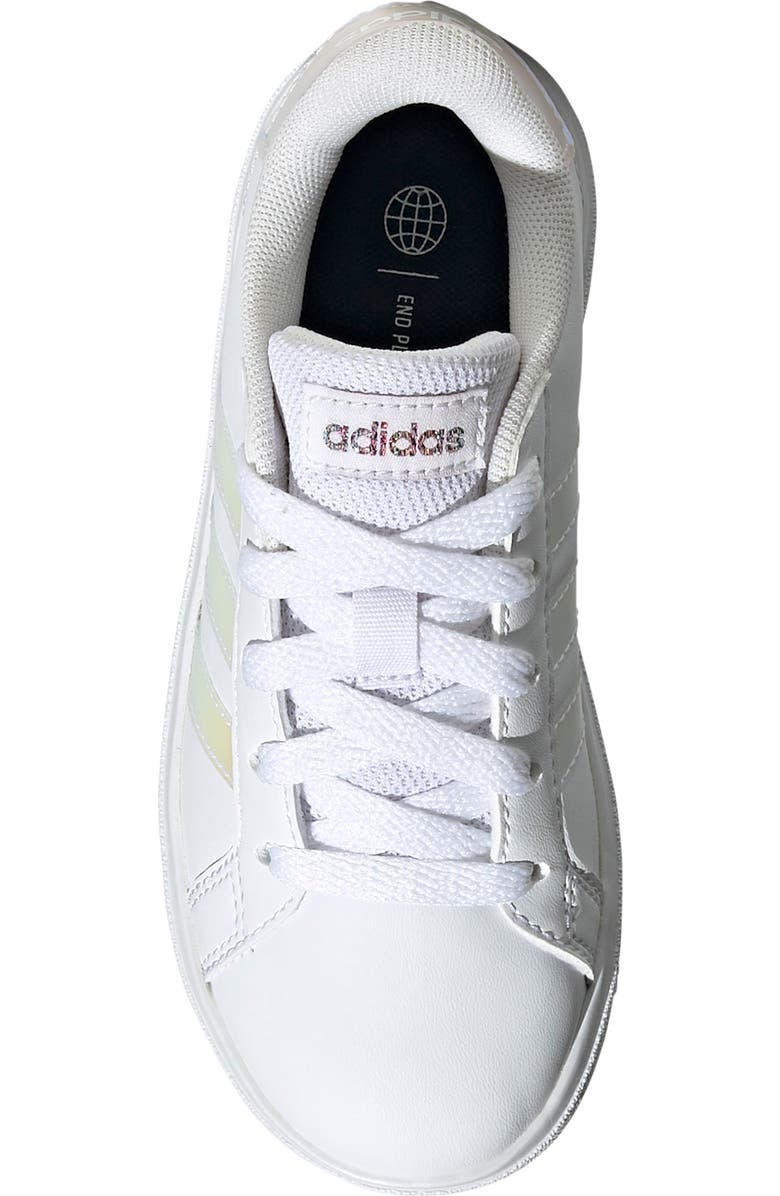 adidas Grand Court 2.0 Sneaker, Alternate, color, Ftwr White/ Iridescent