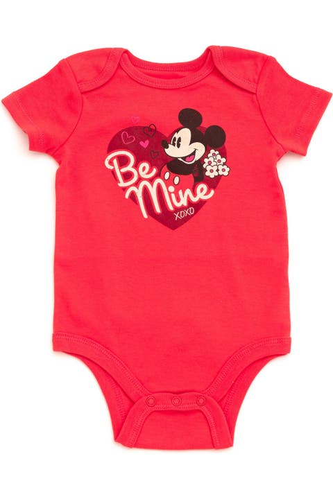 Mickey Mouse & Friends Holiday Short Sleeve Bodysuit