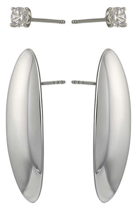 Set of 2 Assorted Stud Earrings