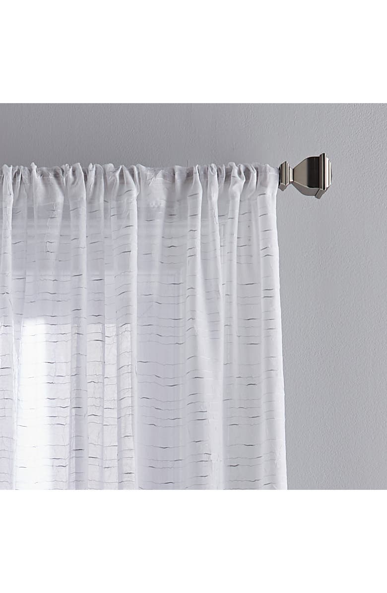 DKNY Urban Sparkle Pole Top Set of 2 Curtain Panels, Alternate, color, 