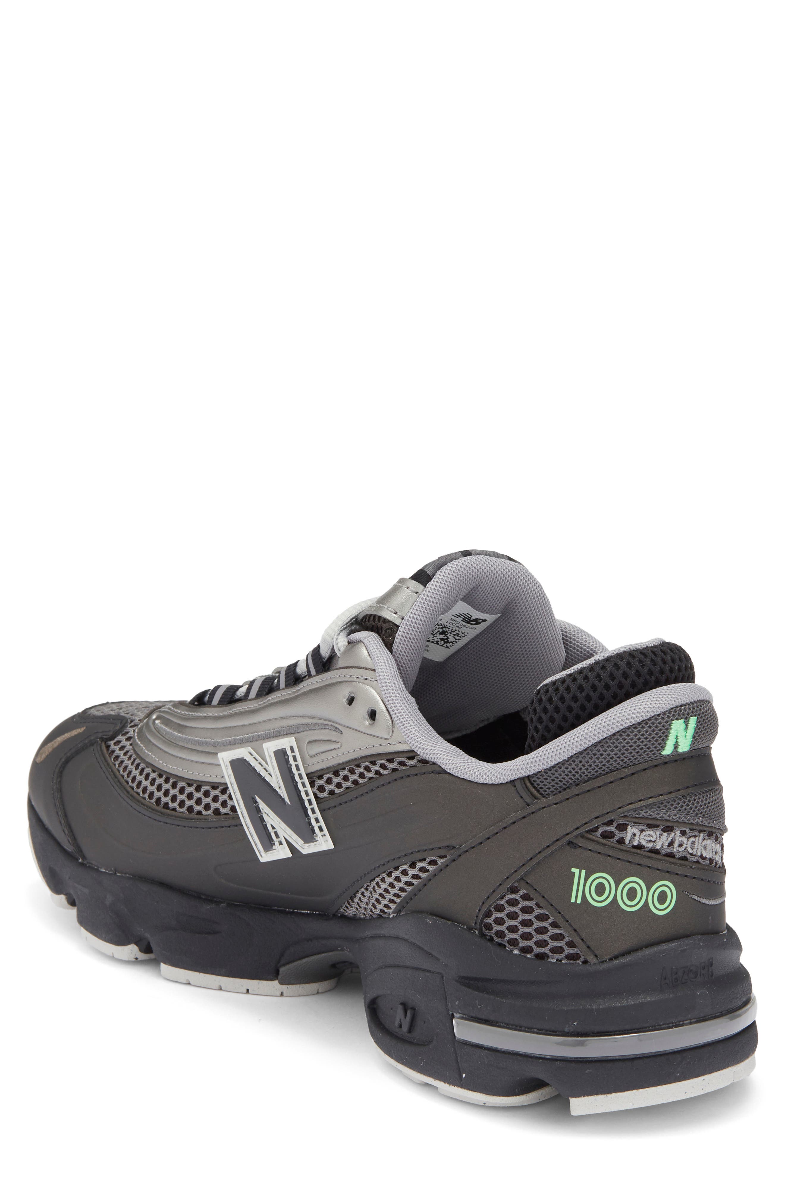 New Balance 1000 Sneaker, Alternate, color, Black/ Dark Silver Metallic