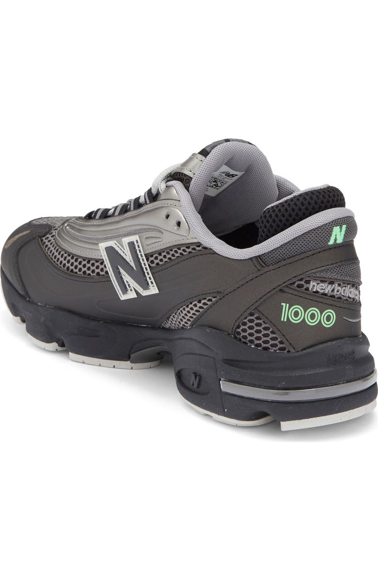 New Balance 1000 Sneaker, Alternate, color, Black/ Dark Silver Metallic