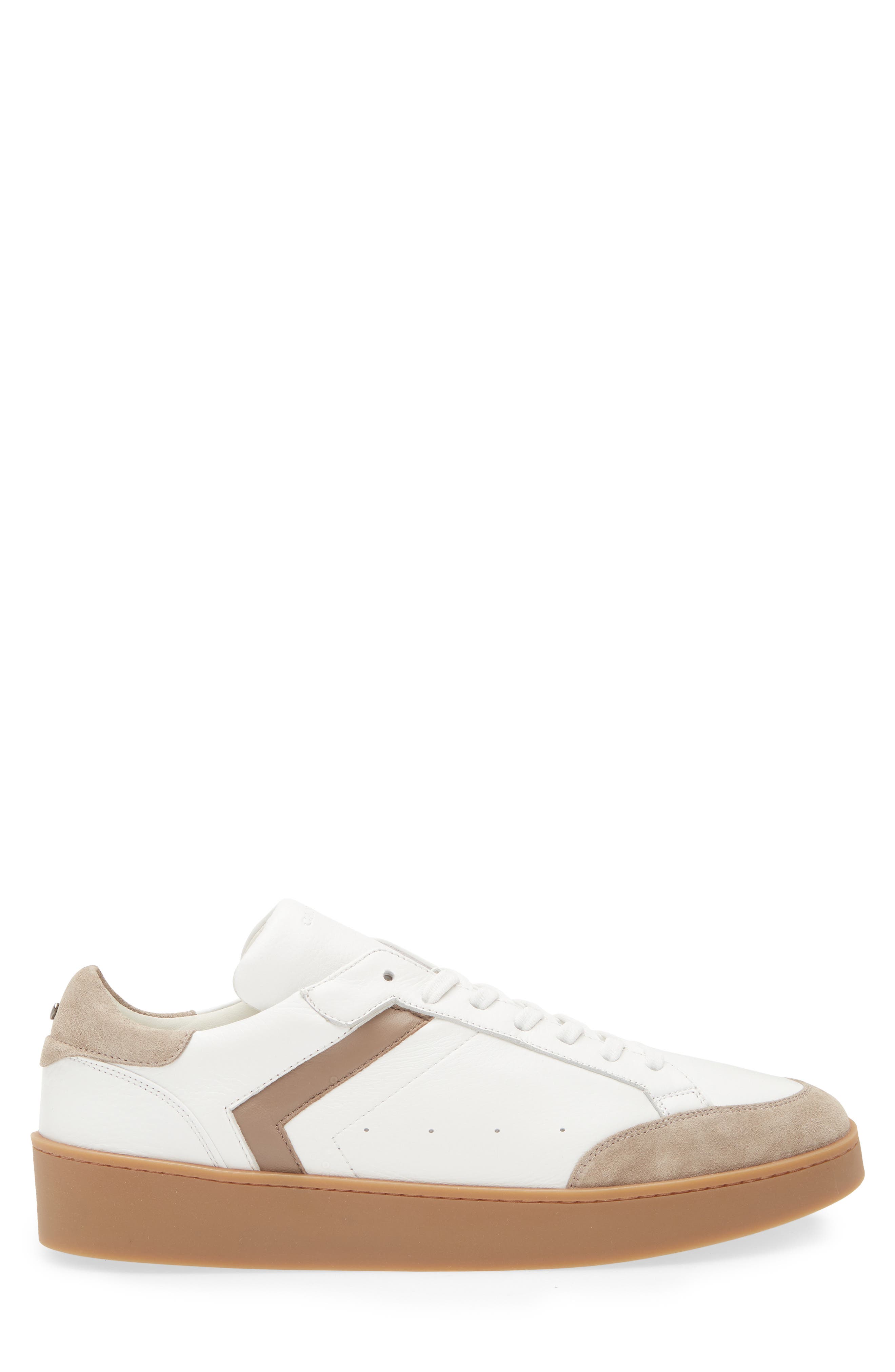 Canali Easy On Low Top Sneaker, Alternate, color, White