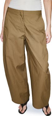 MANGO Belted Wide Leg Pants