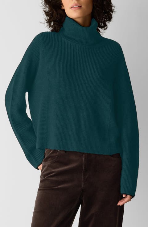 Merino Wool Turtleneck Sweater
