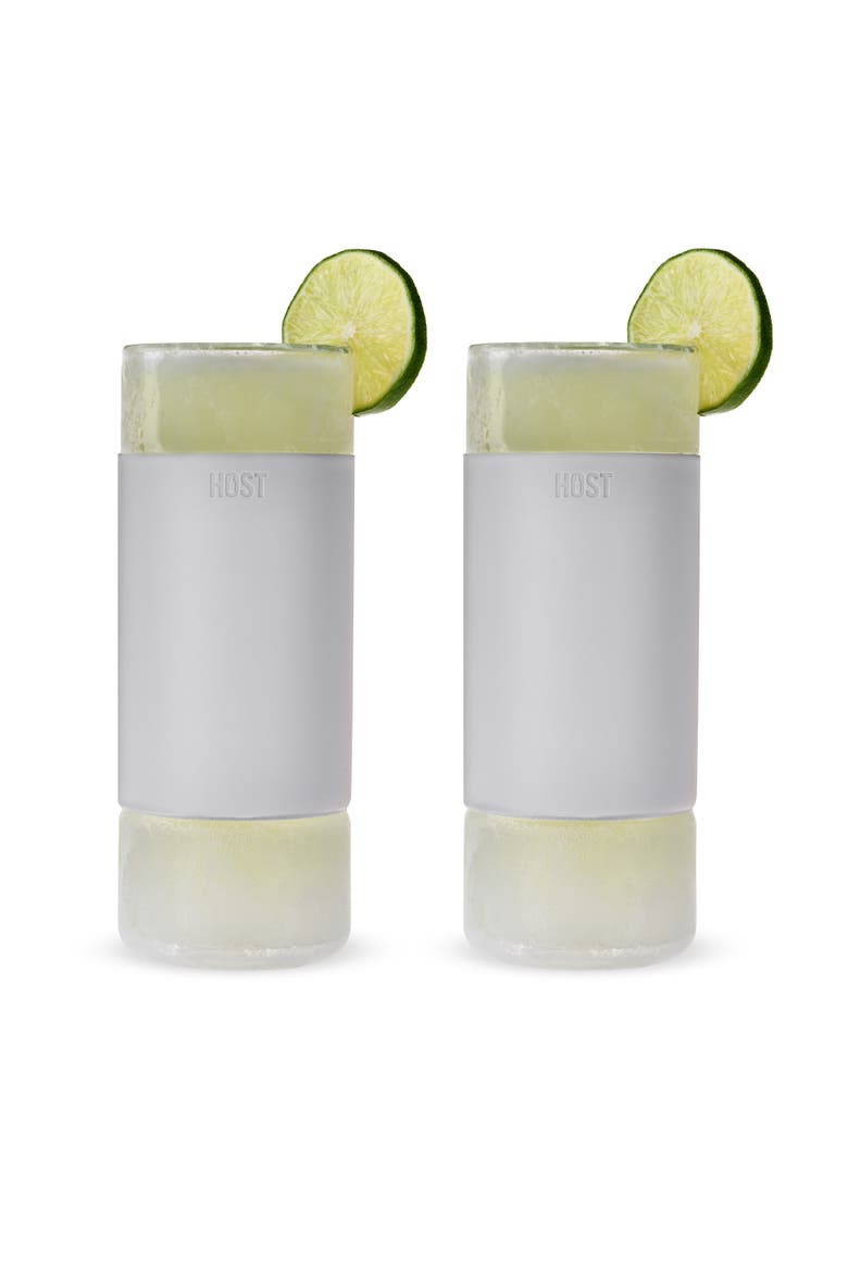 Glass FREEZE Highball Cooling Cups Set of 2, Main, color, Gray