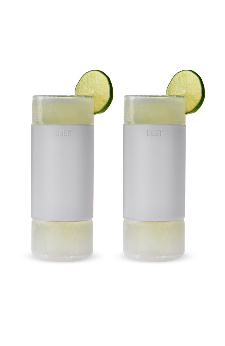 HOST Glass FREEZE Highball Cooling Cups Set of 2, Main, color, Gray