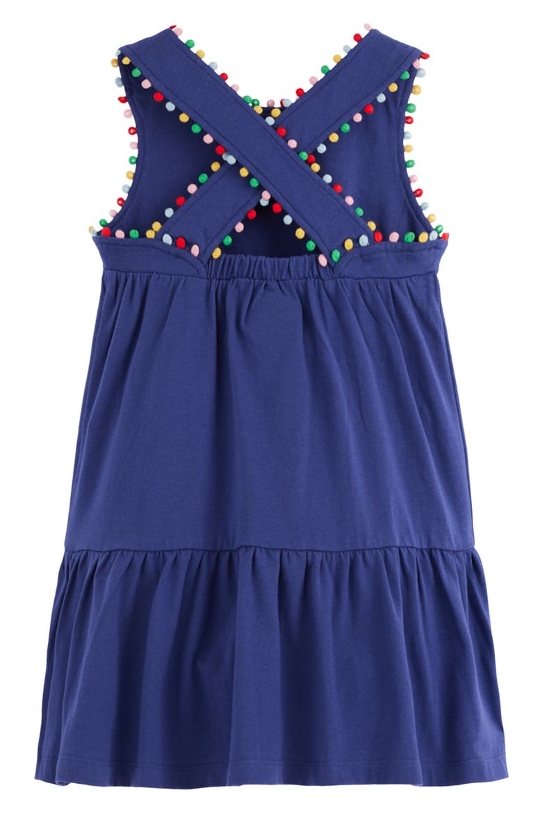 Kids' Jersey Crossback Dress, Alternate, color, STARBOARD BLUE