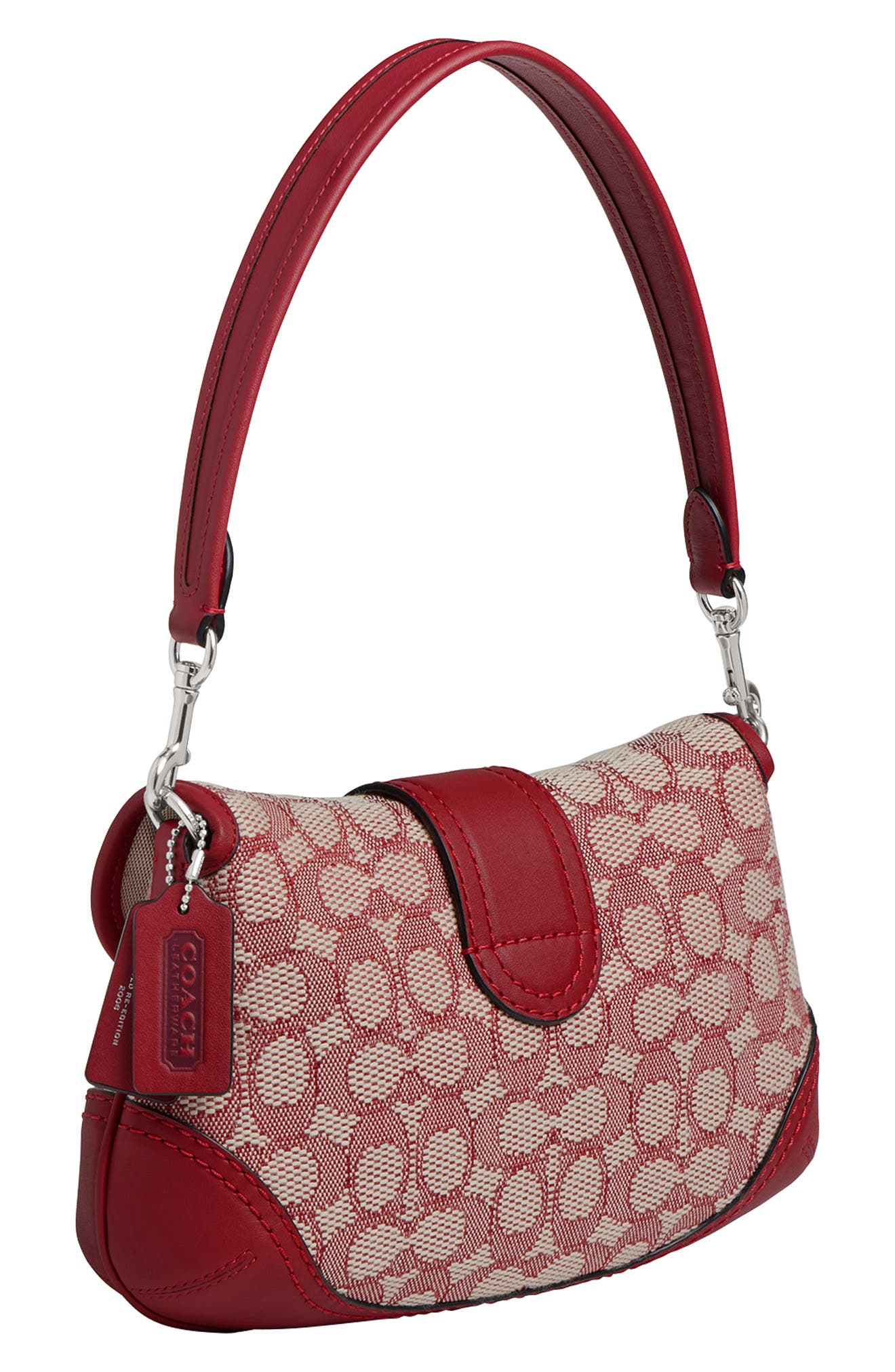 COACH Soho Flap Bag In Signature Textile Jacquard, Alternate, color, 