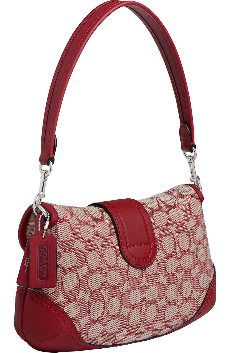 COACH Soho Flap Bag In Signature Textile Jacquard, Alternate, color,