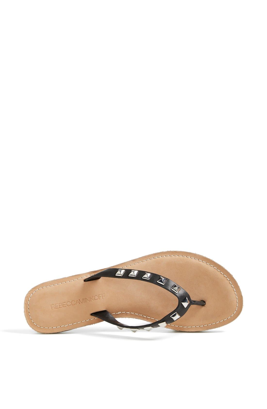 Rebecca Minkoff 'Fiona' Thong Sandal, Alternate, color, 