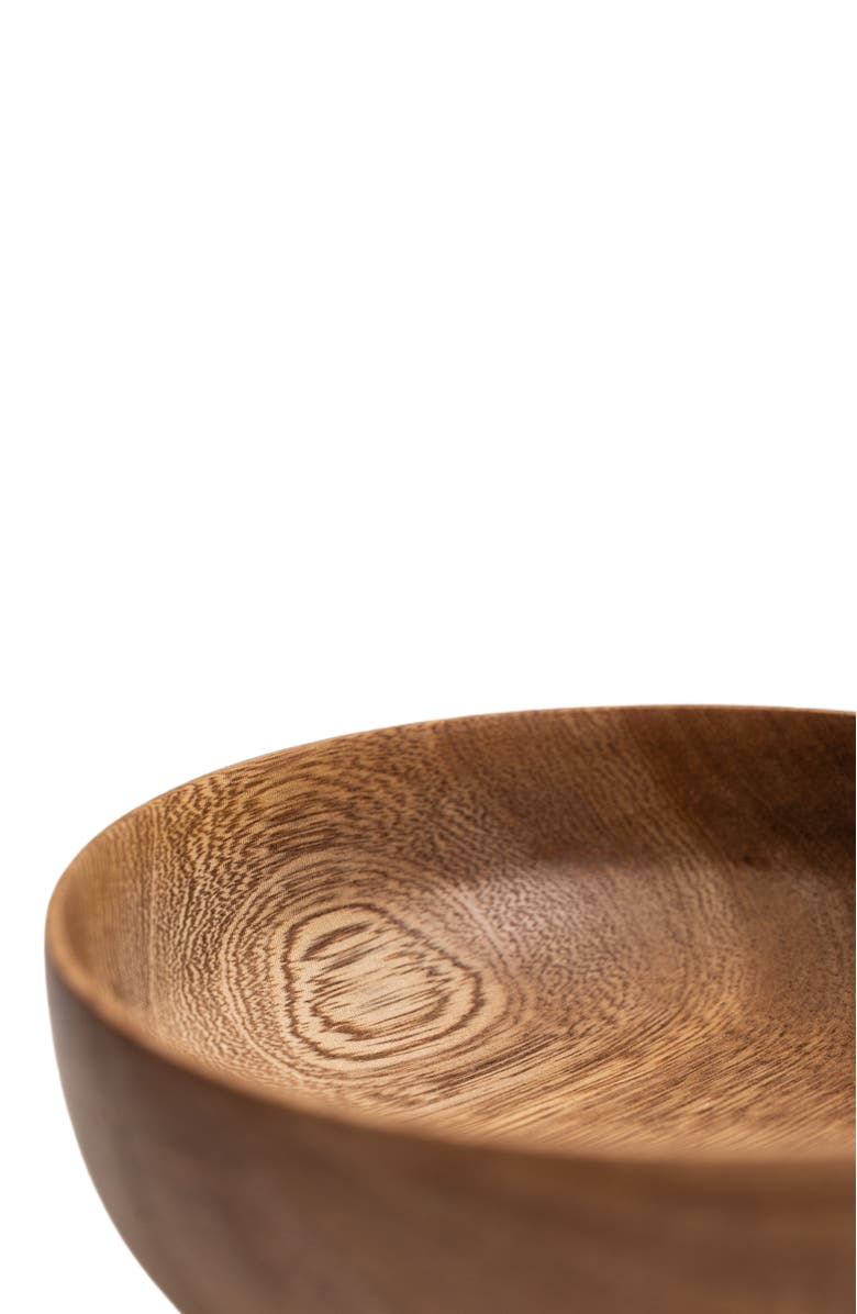 Chechen Wood Design Cuenco Bowl, Alternate, color, Natural