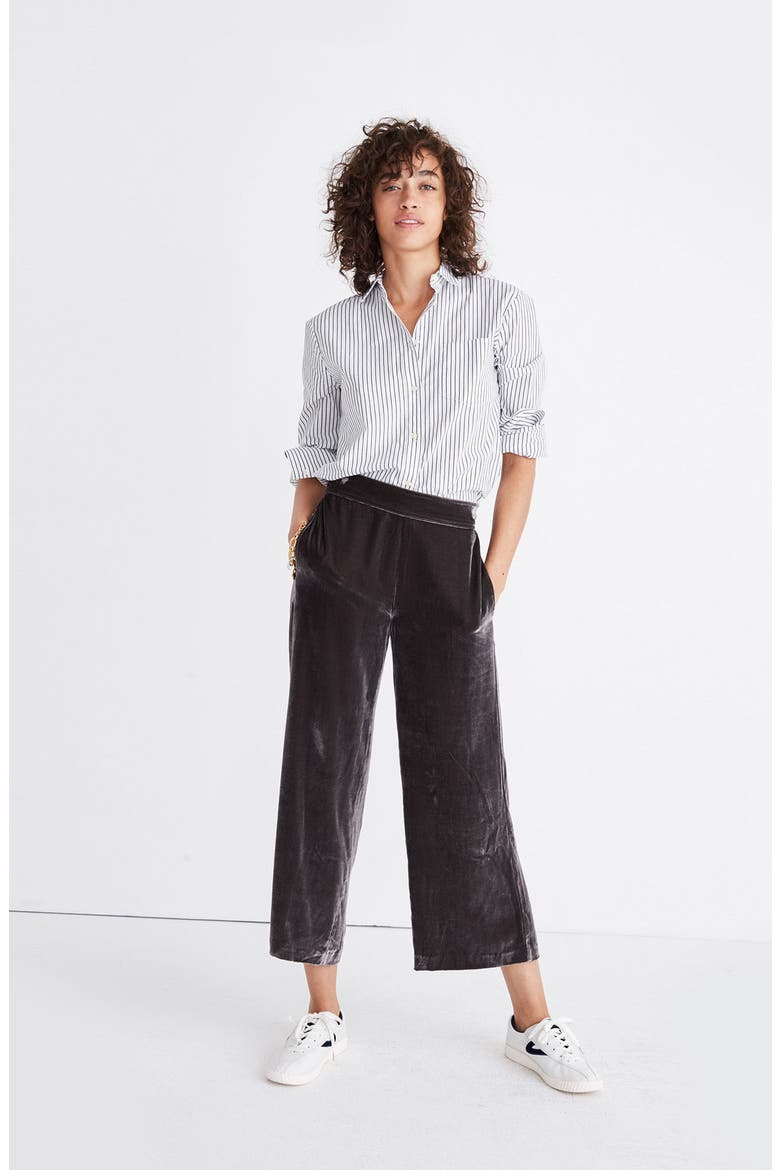 Velvet Pants, Alternate, color, DARK METAL