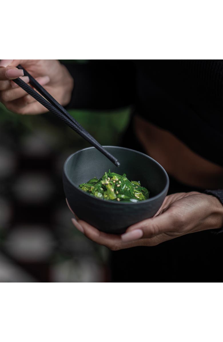 Villeroy & Boch Manufacture Rock Rice Bowl Small, Alternate, color, Black