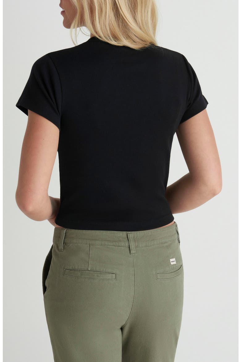 El Dorado Baby Tee, Alternate, color, BLACK