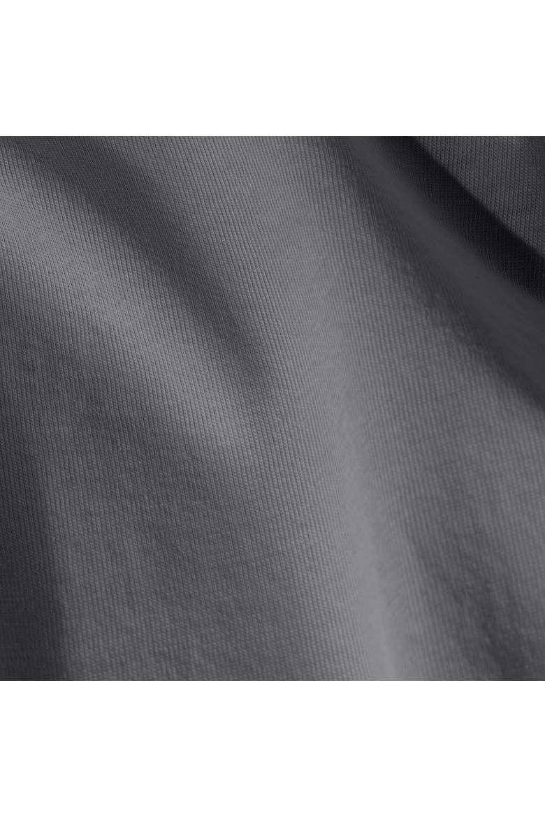 Organic Cotton Jersey Duvet Cover & Pillowcase Set, Alternate, color, Grey