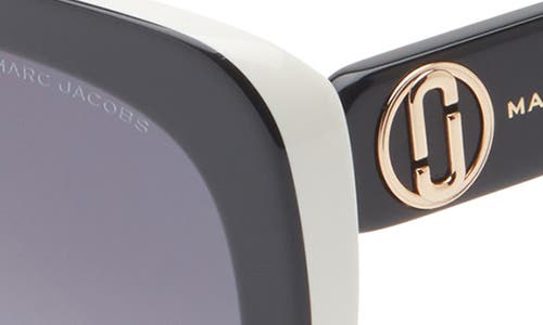 Marc Jacobs 53mm Cat Eye Sunglasses In Black