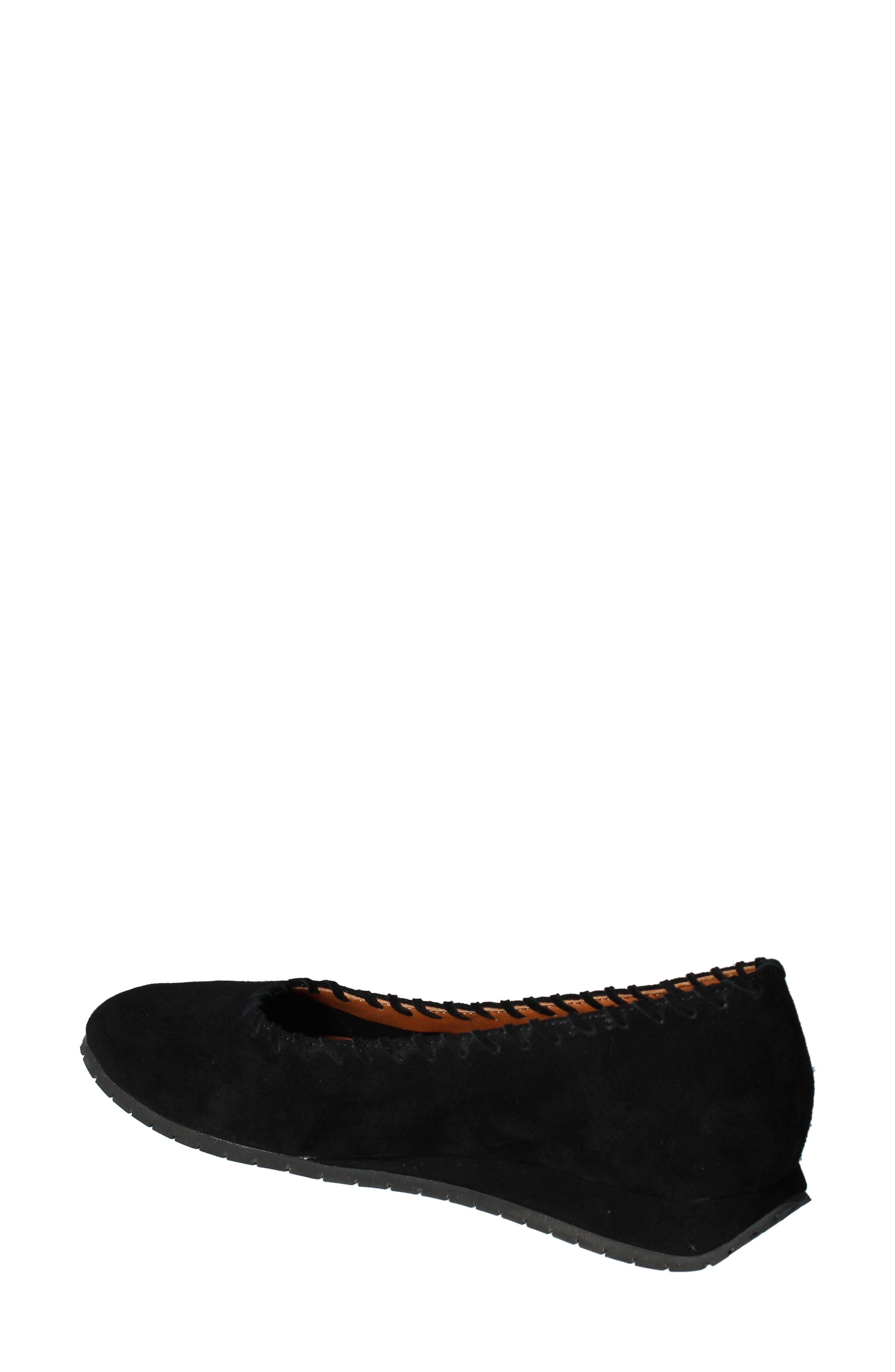 L'Amour des Pieds Tiffanie Flat, Alternate, color, Black