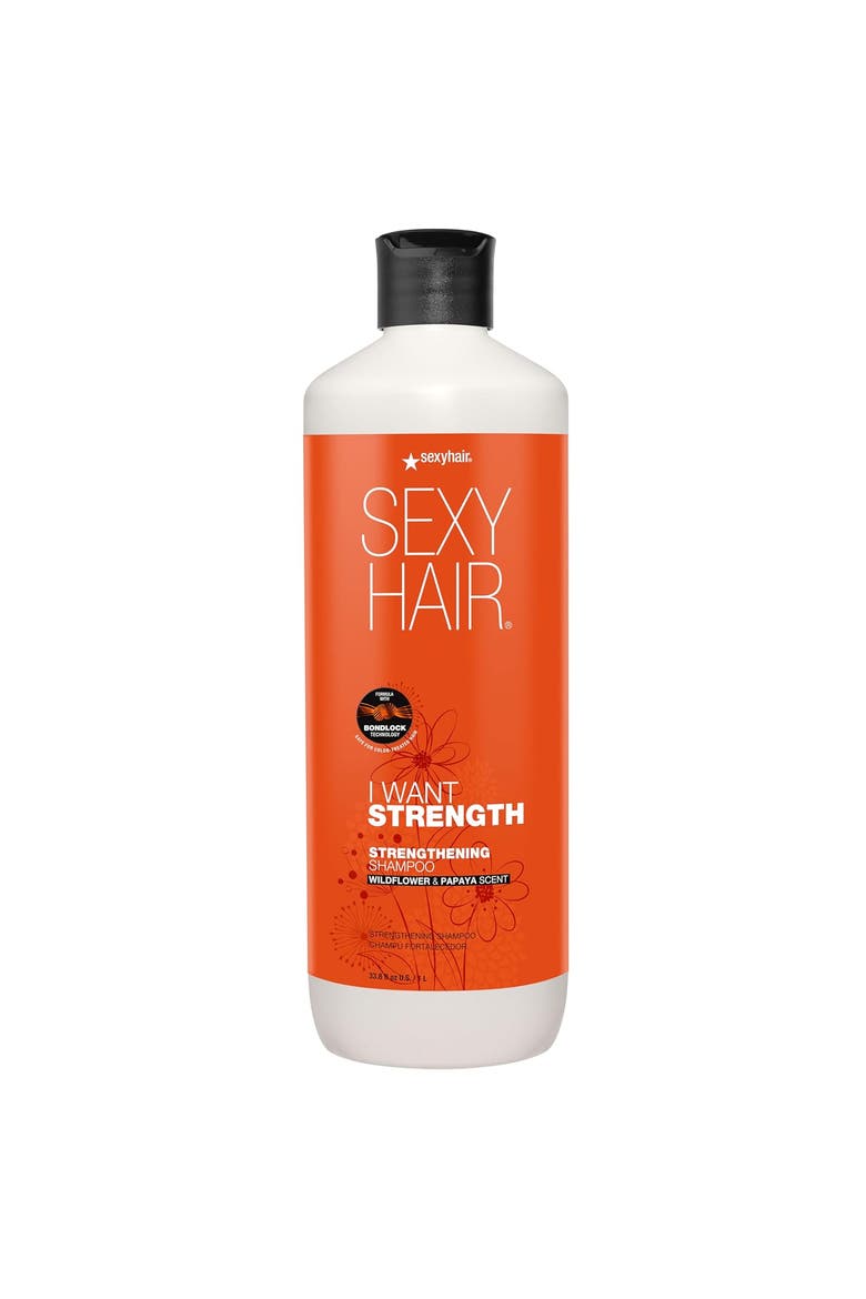 SexyHair I Want Strength Strengthening Shampoo 33.8 oz, Main, color, N/A