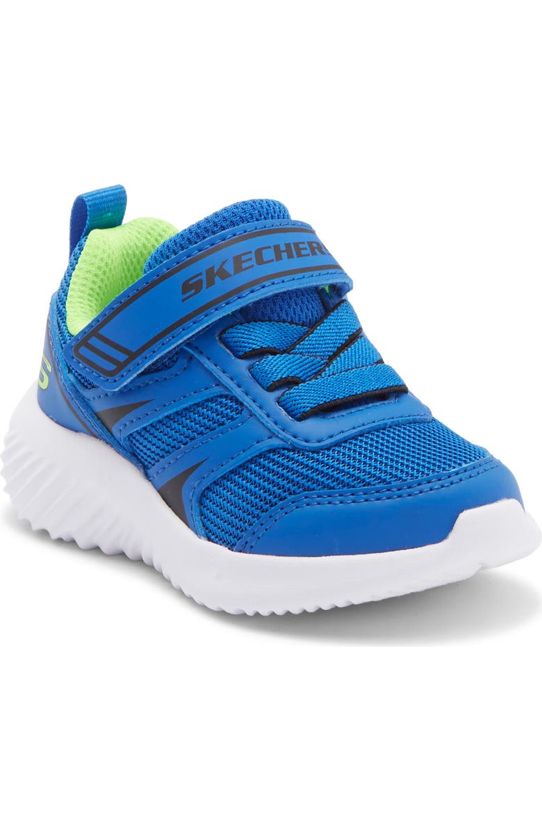 SKECHERS Kids' Bounder Sneaker, Main, color, Blue/Lime