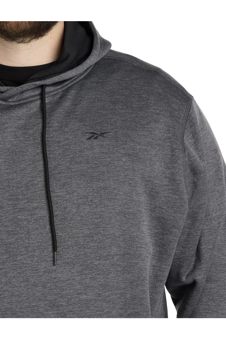 Big & Tall Performance Fleece Pullover Hoodie, Alternate, color, PURE GREY HEATHER