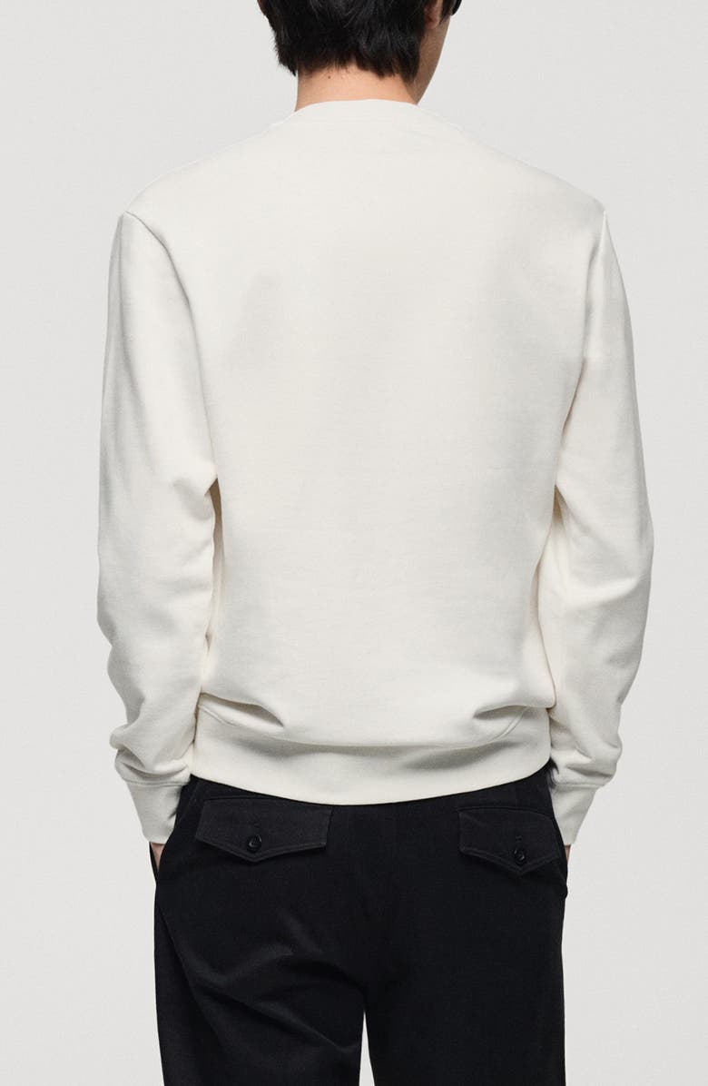 MANGO Embroidered Graphic Sweatshirt, Alternate, color, 