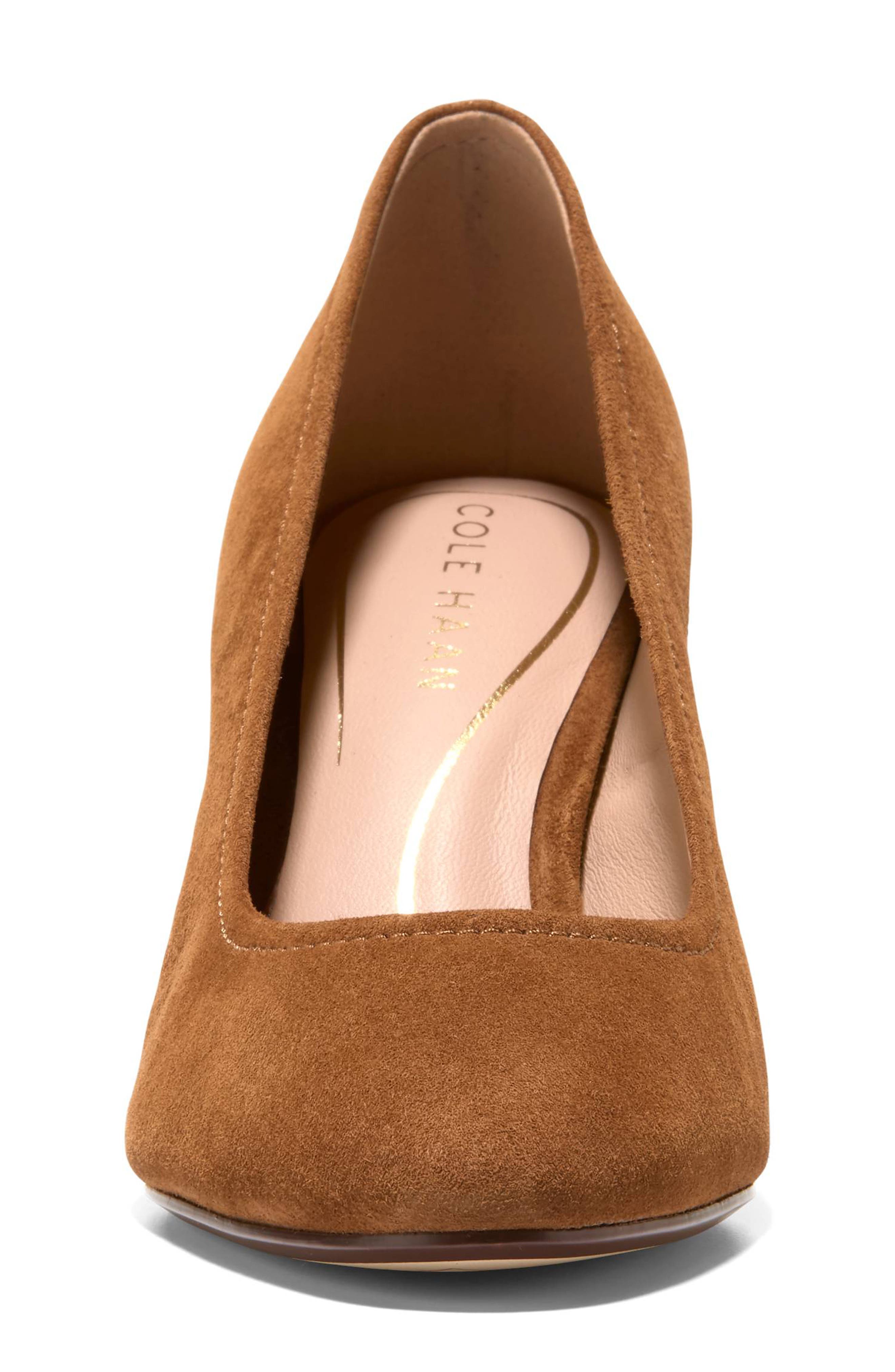 Cole Haan Nella Pump, Alternate, color, Tobacco Suede