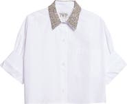 TWP Next Ex Crystal Collar Cotton Shirt