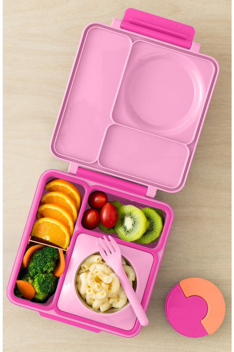 OmieBox Bento Lunch Box for Kids, Alternate, color, Pixie Pink