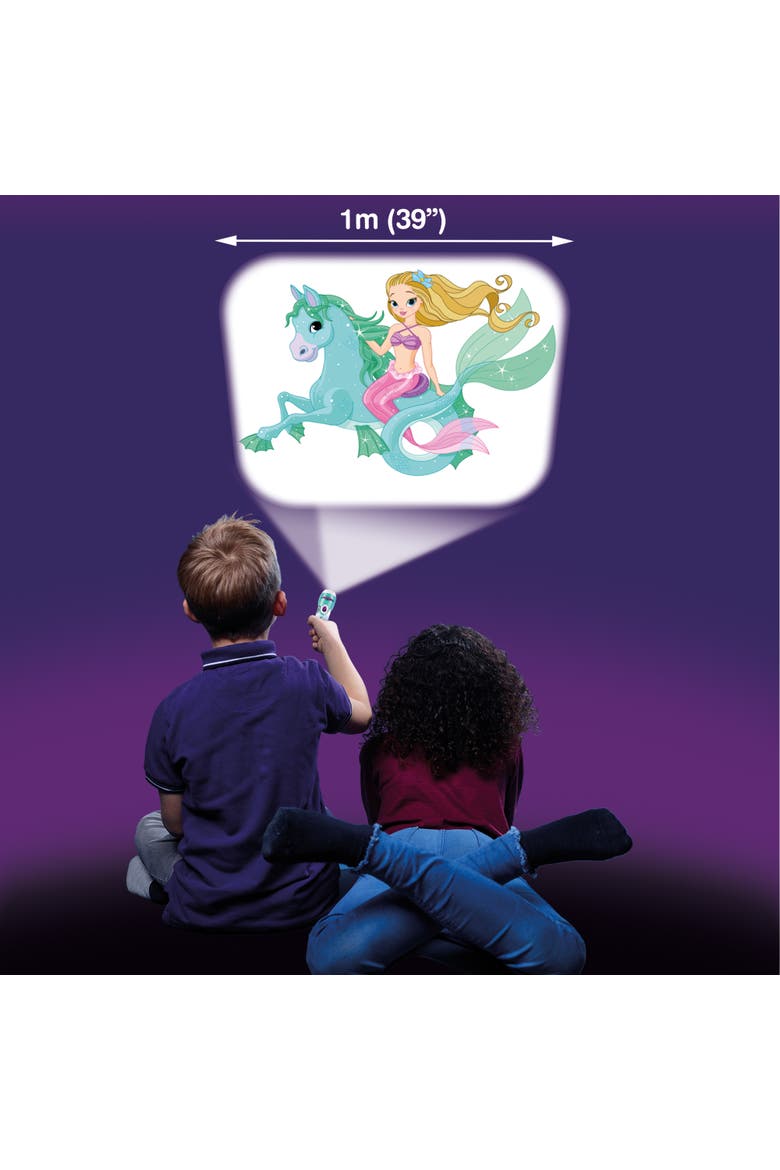 Mermaid Torch & Projector, Ages 3+, Alternate, color, Multicolored