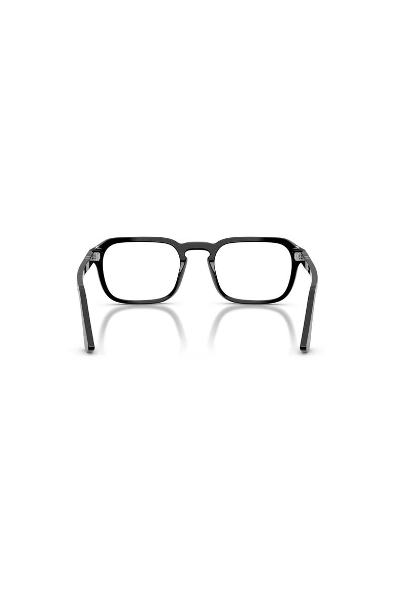52mm Square optical glasses, Alternate, color, Black